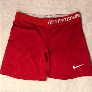 Nike pro combat spandex shorts